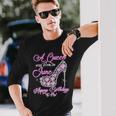 A Queen Was Born In June Fancy Birthday Long Sleeve T-Shirt Gifts for Him