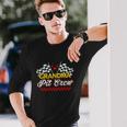 Race Car Birthday Party Racing Grandma Pit Crew Long Sleeve T-Shirt Gifts for Him