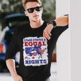 Right Pro Choice Feminist Stars Stripes Equal Rights Long Sleeve T-Shirt Gifts for Him