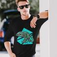 Robotic Chameleon For Reptile Lovers Lizard Lovers Long Sleeve T-Shirt Gifts for Him