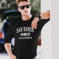 San Ramon California Ca Vintage Established Sports Long Sleeve T-Shirt T-Shirt Gifts for Him