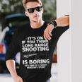 Smart Persons Sport Front Long Sleeve T-Shirt Gifts for Him