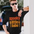 Spooky Little Babe Halloween Quote Long Sleeve T-Shirt Gifts for Him