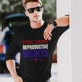 Stars Stripes Reproductive Rights Meaningful V3 Long Sleeve T-Shirt Gifts for Him