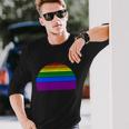 Sunset Lgbt Gay Pride Lesbian Bisexual Ally Quote V4 Long Sleeve T-Shirt Gifts for Him