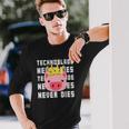Technoblade Never Dies Technoblade Dream Smp Long Sleeve T-Shirt Gifts for Him