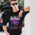 Totally Rad Since 2004 80S 18Th Birthday Roller Skating Long Sleeve T-Shirt Gifts for Him