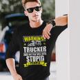 Trucker Trucker Accessories For Truck Driver Motor Lover Trucker__ Long Sleeve T-Shirt Gifts for Him