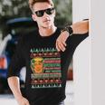 Trump Ugly Christmas Sweater Long Sleeve T-Shirt Gifts for Him