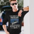 Uss Mount Whitney Lcc 20 Sunset Long Sleeve T-Shirt Gifts for Him