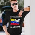 Venezuela Freedom Democracy Guaido La Libertad Long Sleeve T-Shirt T-Shirt Gifts for Him