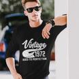 Vintage 1972 Aged To Perfection 50Th Birthday Long Sleeve T-Shirt Gifts for Him