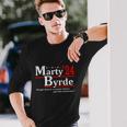 Vintage Marty 2024 Byrdes Election Tshirt Long Sleeve T-Shirt Gifts for Him