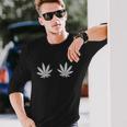 Weed Leaf V2 Long Sleeve T-Shirt Gifts for Him