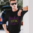 Wicked Little Cutie Halloween Quote V5 Long Sleeve T-Shirt Gifts for Him