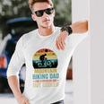 Mountain Biking Dad Like A Regular Dad But Cooler Long Sleeve T-Shirt Gifts for Him