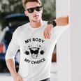 Pro-Choice Texas Power My Uterus Decision Roe Wade Long Sleeve T-Shirt T-Shirt Gifts for Him