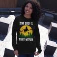 Im 100 Percent That Witch Halloween Dna Results Long Sleeve T-Shirt Gifts for Her
