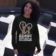 Womens Adopt Save A Pet Cat & Dog Lover Pet Adoption Rescue Gift  Unisex Long Sleeve