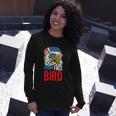 4Th Of July American Flag Bald Eagle Mullet Play Free Bird Long Sleeve T-Shirt Gifts for Her
