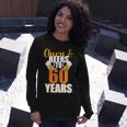 60Th Birthday Cheers & Beers To 60 Years Tshirt Long Sleeve T-Shirt Gifts for Her