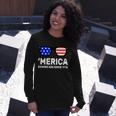 America Kicking Ass Since 1776 Tshirt Long Sleeve T-Shirt Gifts for Her