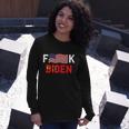 Anti Biden Fjb Bare Shelves Bareshelves Biden Sucks Political Humor Long Sleeve T-Shirt Gifts for Her