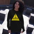 I Am Autistic Autism Warning Sign Tshirt Long Sleeve T-Shirt Gifts for Her