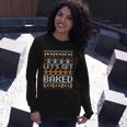 Lets Get Baked Ugly Christmas Holiday Cookie Long Sleeve T-Shirt Gifts for Her