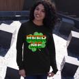 Beer Me St Patricks Day Irish Flag Clover Long Sleeve T-Shirt Gifts for Her