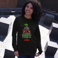 The Best Way To Spread Christmas Cheer Is Teaching Chemistry Long Sleeve T-Shirt Gifts for Her