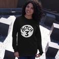 Bitch 3 Halloween Drunk Girl Bachelorette Party Bitch Long Sleeve T-Shirt Gifts for Her