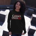Candace Owens For President 24 Election Long Sleeve T-Shirt Gifts for Her