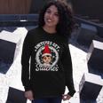 Christmas Snitches Get Stitches Tshirt Long Sleeve T-Shirt Gifts for Her