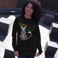 Cinco De Meow Mexican Cat Long Sleeve T-Shirt Gifts for Her