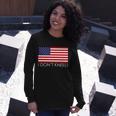 I Dont Kneel Usa Flag Tshirt Long Sleeve T-Shirt Gifts for Her
