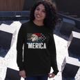 Eagle Mullet 4Th Of July Usa American Flag Merica Cool Long Sleeve T-Shirt Gifts for Her