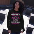 Firefighter Proud Daughter Of Firefighter Dad Firemans Girl Long Sleeve T-Shirt Gifts for Her