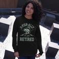 Fishing Ofishally Retired Est 2022 Tshirt Long Sleeve T-Shirt Gifts for Her