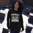 Football Cheer Mom High School Cheerleader Cheerleading Long Sleeve T-Shirt Gifts for Her