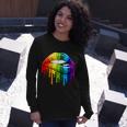 Gay Pride Lips V2 Long Sleeve T-Shirt Gifts for Her