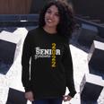 Graduation Senior 22 Class Of 2022 Graduate Long Sleeve T-Shirt Gifts for Her