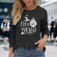 Halloween Let_S Get Wicked White Version For You Men Women Long Sleeve T-shirt Graphic Print Unisex Gifts for Her