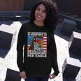 Independence Measured In Freedoms Per Eagle Usa 4Th Of July Long Sleeve T-Shirt Gifts for Her