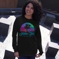 Joshua Tree National Park Psychedelic Festival Vibe Graphic Long Sleeve T-Shirt Gifts for Her