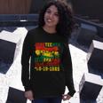 Juneteenth Celebrating Black Freedom 1865 African American Long Sleeve T-Shirt Gifts for Her