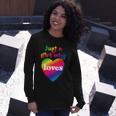 Just A Girl Who Loves Just A Girl Who Loves Long Sleeve T-Shirt Gifts for Her
