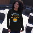 Im Just Here For The Mac And Cheese Food Humor Long Sleeve T-Shirt Gifts for Her