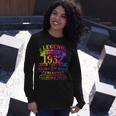 Legend Was Born In 1932 90 Year Old 90Th Birthday Tie Dye Long Sleeve T-Shirt Gifts for Her