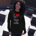 I Love My Sheepadoodle Cute Dog Owner &8211 Graphic Long Sleeve T-Shirt Gifts for Her